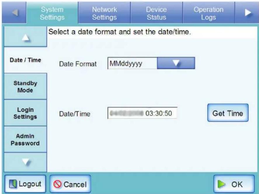 FUJITSU fi-6010N - Setting the Date/Time - 2