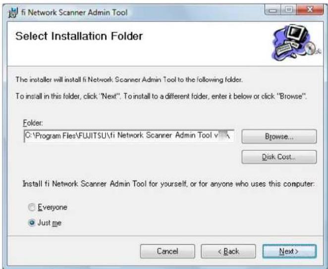 FUJITSU fi-6010N - Installing the Admin Tool - 12