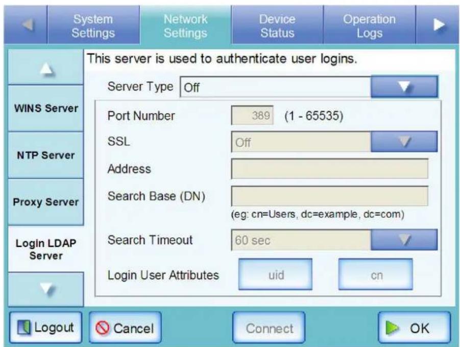 FUJITSU fi-6010N - Setting the Login LDAP Server - 2