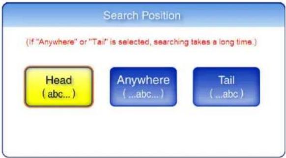 FUJITSU fi-6010N - Select a search position setting. - 1