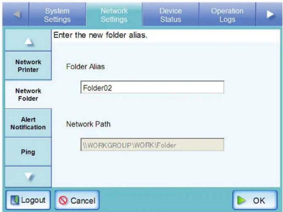 FUJITSU fi-6010N - ■ Renaming a Network Folder - 1