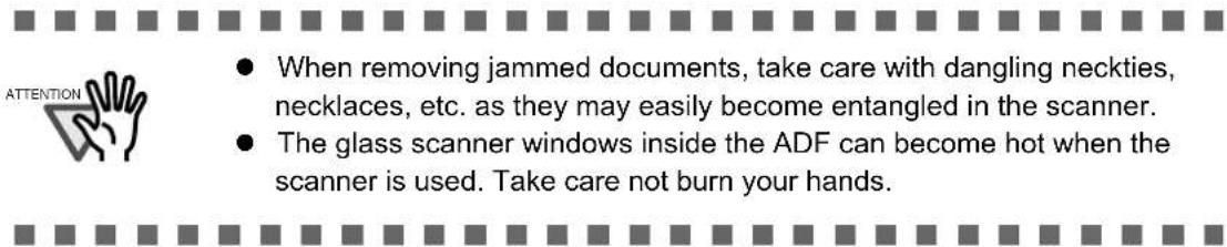 FUJITSU fi-6010N - Removing Jammed Documents - 1