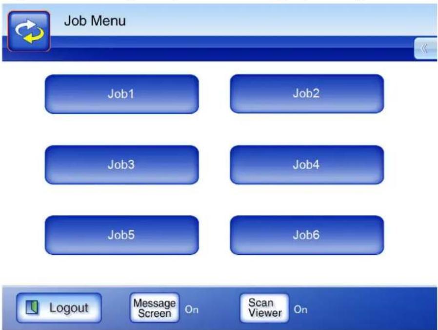 FUJITSU fi-6010N - Job Menu Screen - 1