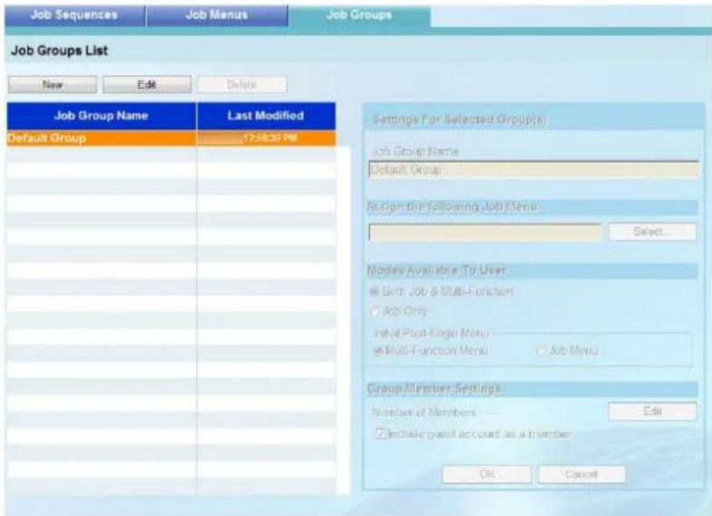 FUJITSU fi-6010N - ■ Assigning job menus to users not included in a job group - 1