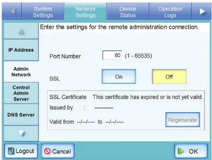 FUJITSU fi-6010N - Setting the Admin Network - 2