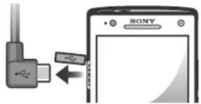 SONY LT26i - To charge the phone - 3