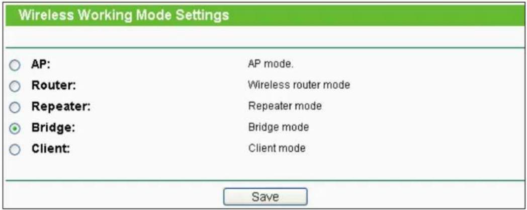 TP-LINK TL-WR700N - Working Mode - 1