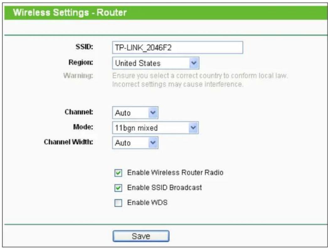 TP-LINK TL-WR700N - Wireless Settings - 1
