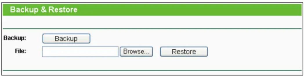 TP-LINK TL-WR700N - Backup &amp; Restore - 1