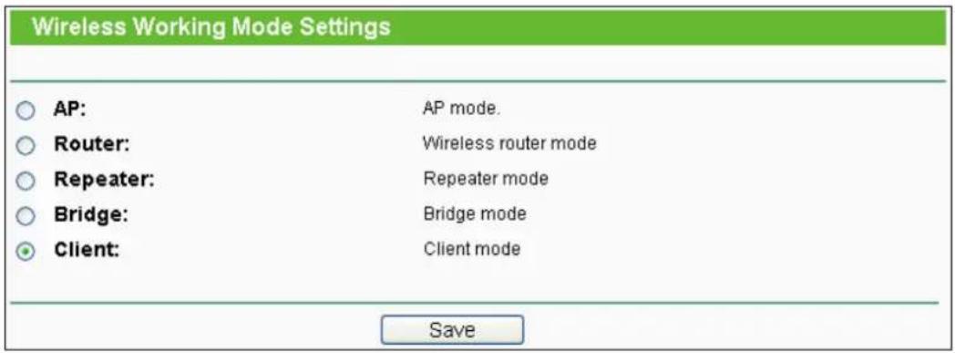 TP-LINK TL-WR700N - Working Mode - 1