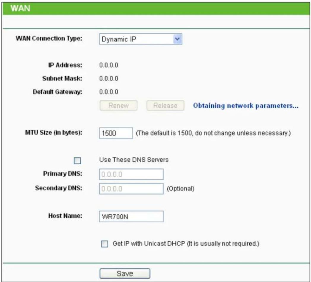 TP-LINK TL-WR700N - WAN - 1