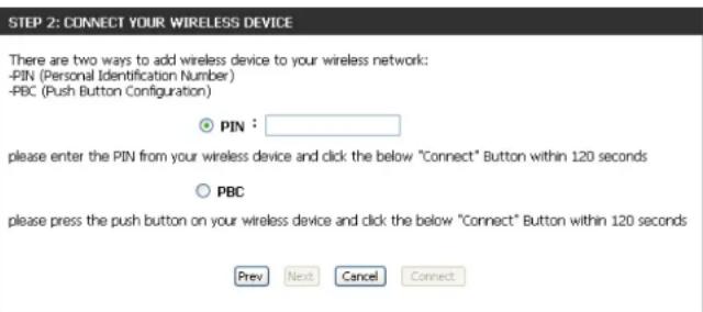 D-LINK DIR-412 - STEP 1: SELECT CONFIGURATION METHOD FOR YOUR WIRELESS NETWORK - 5
