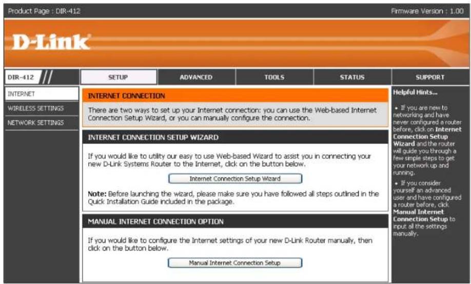 D-LINK DIR-412 - Internet Connection Setup Wizard (3G Mode) - 1