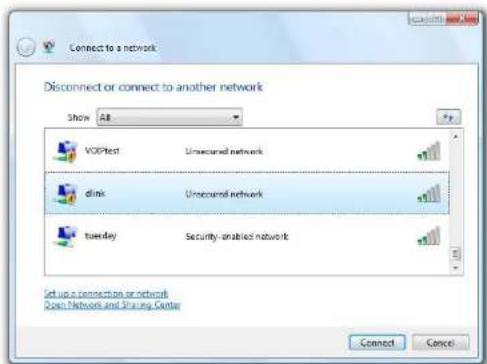D-LINK DIR-412 - Connect to a Wireless Network Using Windows Vista® - 2