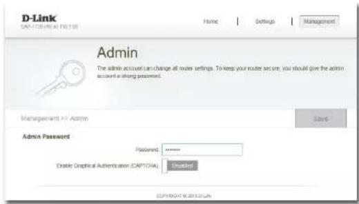 D-LINK AC1750 - Management Admin - 1