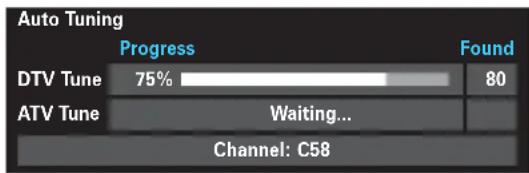 TOSHIBA 37RV635D - Tuning the television for the first time - 1
