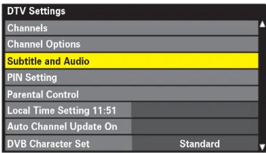 TOSHIBA 37RV635D - Subtitles - 1