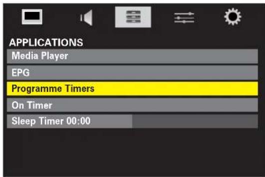 TOSHIBA 37RV635D - Programme Timers (DTV only) - 1