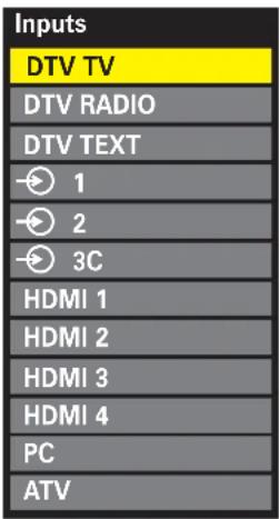 TOSHIBA 37RV635D - Input Selection - 2
