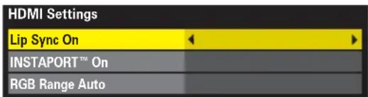 TOSHIBA 37RV635D - HDMI Settings - 1
