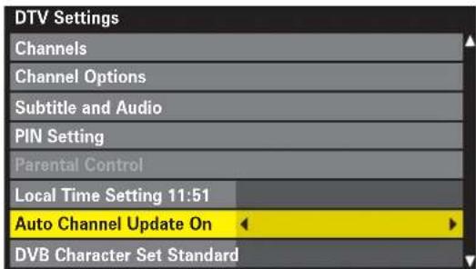 TOSHIBA 37RV635D - Auto Channel Update - 1
