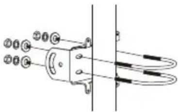 Technical diagram of a mechanical or electrical component with numbered parts and directional arrows indicating assembly or flow.