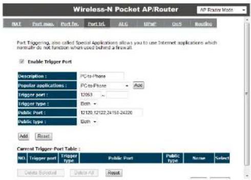 ENGENIUS ETR9360 - Port Trigger - 1