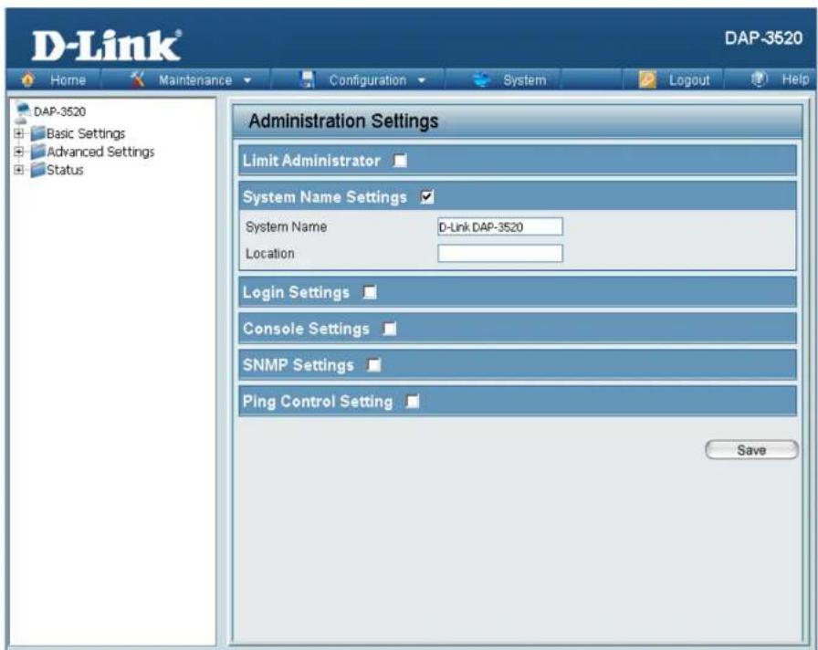D-LINK DAP-3520 - Location: - 1