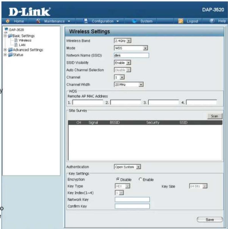 D-LINK DAP-3520 - Channel: - 1