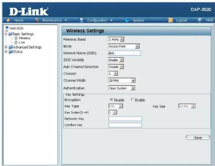 D-LINK DAP-3520 - Confirm Key: - 1