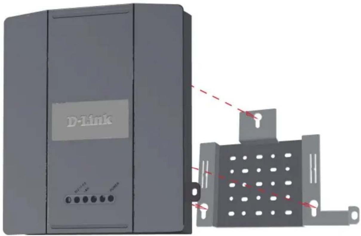 D-LINK DAP-2690 - Befestigung der Montageplatte - 4