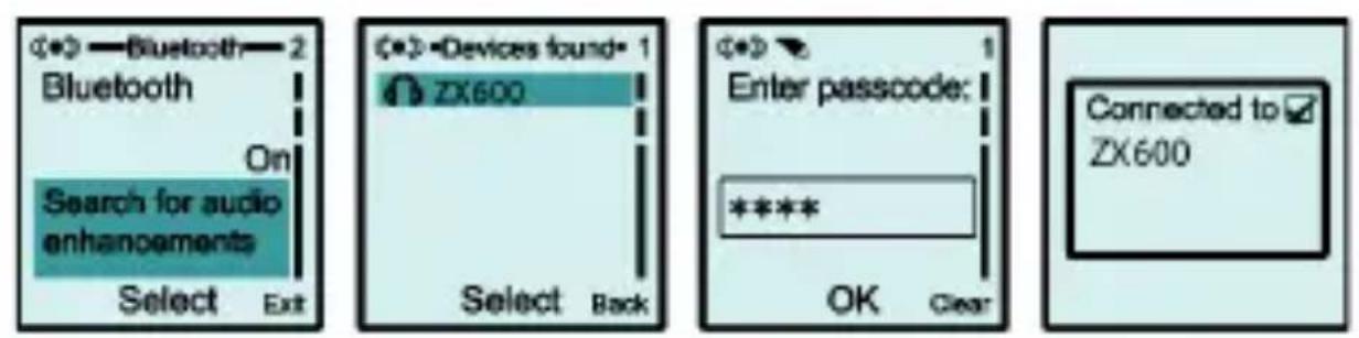 GIGASET ZX600 - Accoppiamento dell'auricolare con un telefono - 1
