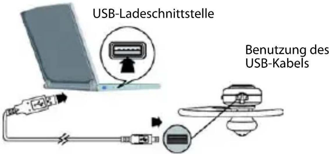 GIGASET ZX600 - Aufladen des eingebauten Akkus - 2