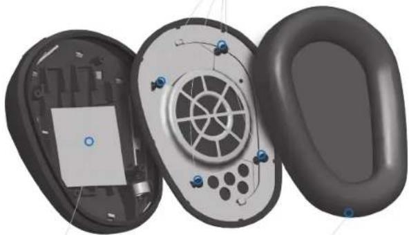LOGITECH UE 9000 - HOOFDTELEFOON DEMONTEREN - 1