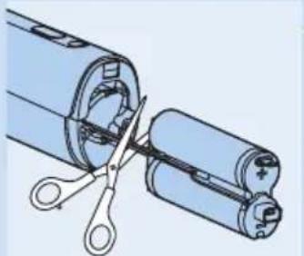 PHILIPS Lumea Precision SC2002 - Removing the rechargeable batteries - 3