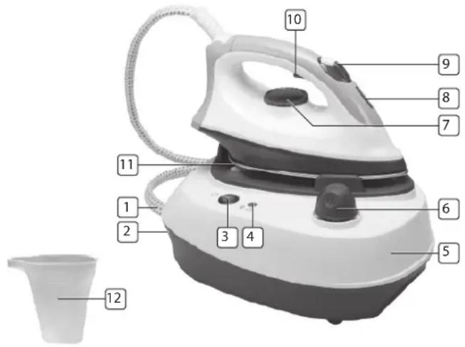 TRISTAR ST-8911 - DeScRIPclón De laS PlezaS - 1