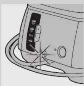 Line drawing of a device with a circular component and a ring, no text or symbols present.