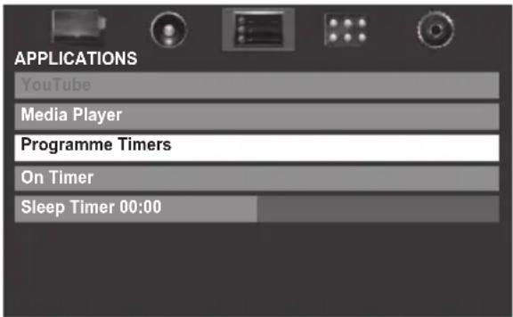 TOSHIBA 40VL748 - Programme Timers – digital only - 1
