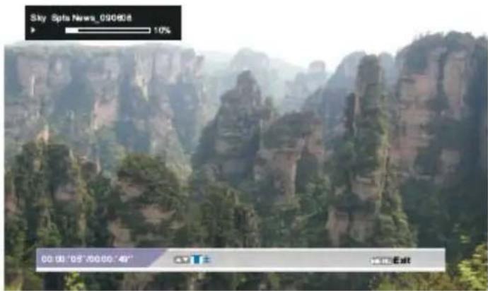 Sky Spta News_090608 10% 00:00 '05' 00:00 "49" 退出