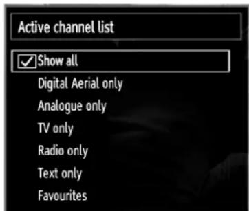 SALORA 22LED7000T - Managing Stations: Sorting Channel List - 1