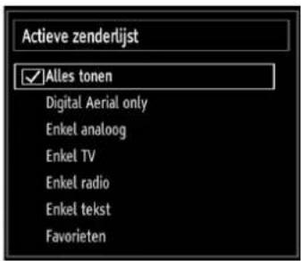 SALORA 22LED7000T - Zenders beheren - De kanalenlijst sorteren - 1
