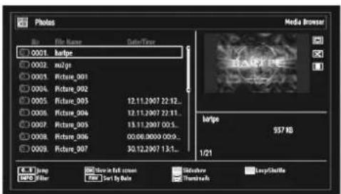 SALORA 22LED7000T - Viewing Photos via USB - 1