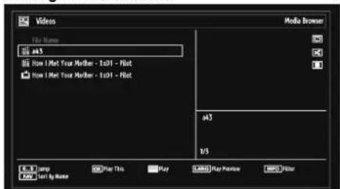 SALORA 22LED7000T - Media Playback Using Media Browser - 2