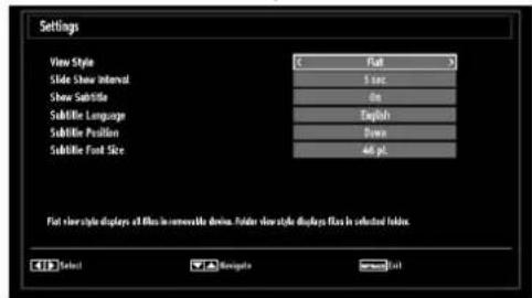 SALORA 22LED7000T - Media Browser Settings - 1
