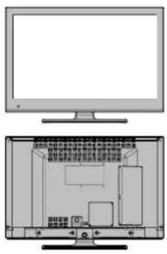 SALORA 22LED7000T - LCD TV and Operating Buttons - 1