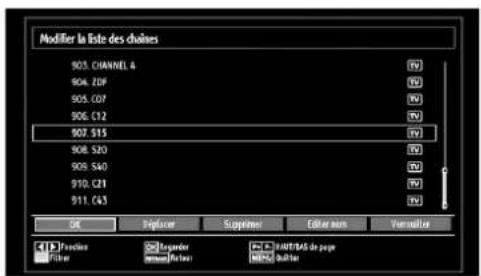 SALORA 22LED7005TD - Gestion des chaînes : Liste des chaînes - 2