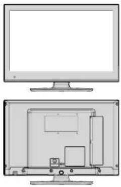 SALORA 19LED7000T - LCD TV and Operating Buttons - 1