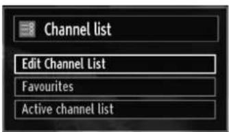 SALORA 19LED7000T - Managing Stations: Channel List - 1