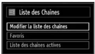 SALORA 19LED7000T - Gestion des chaînes : Liste des chaînes - 1