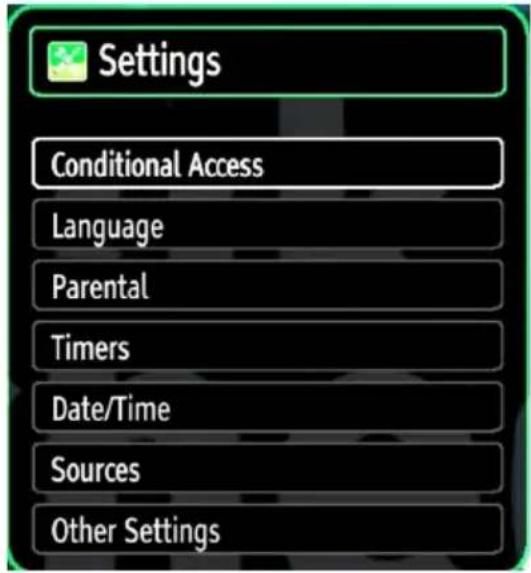 SALORA 46LED7110CW - Configuring Your TV's Settings - 1